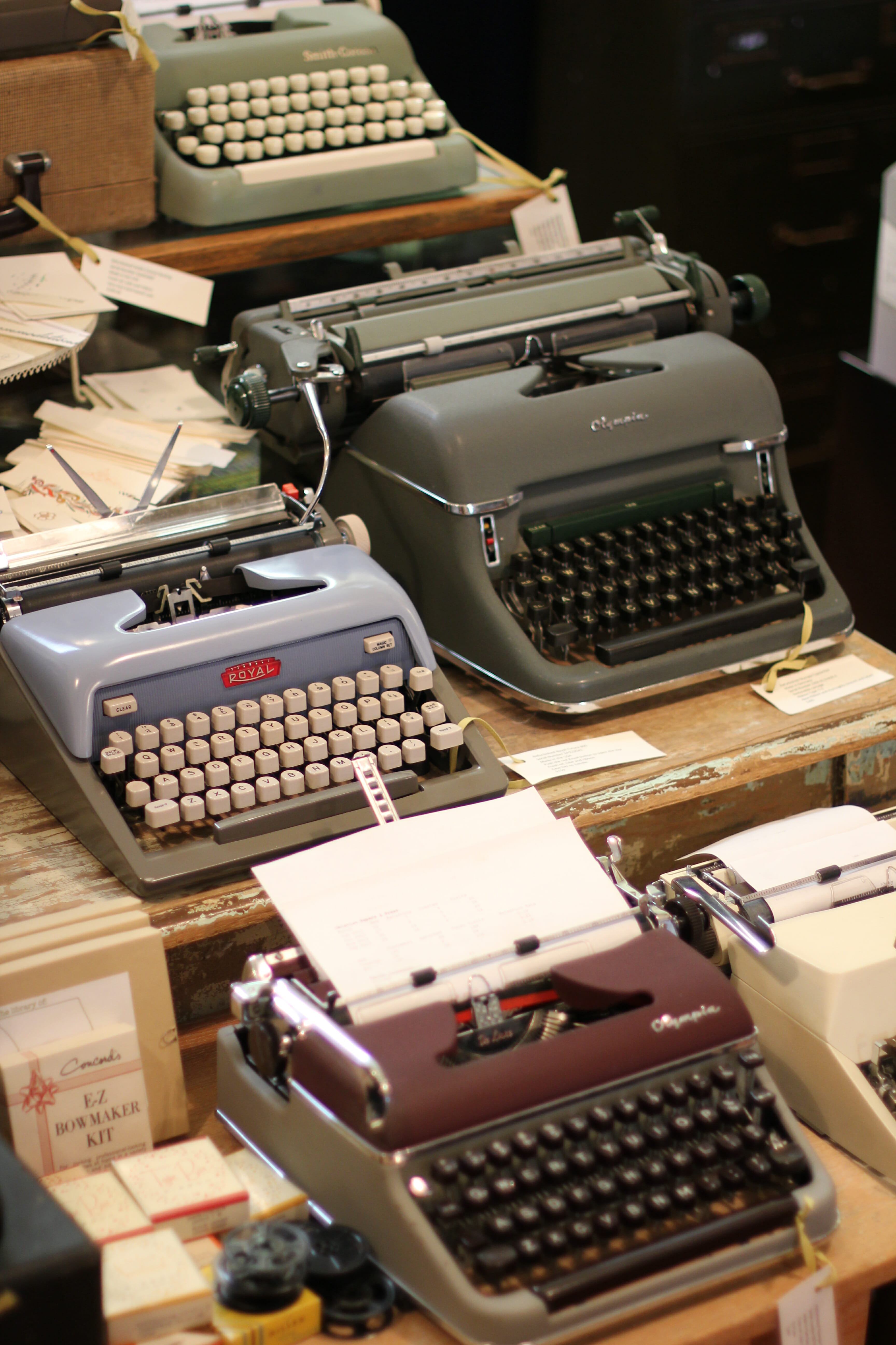 Typewriter Backing Sheets 